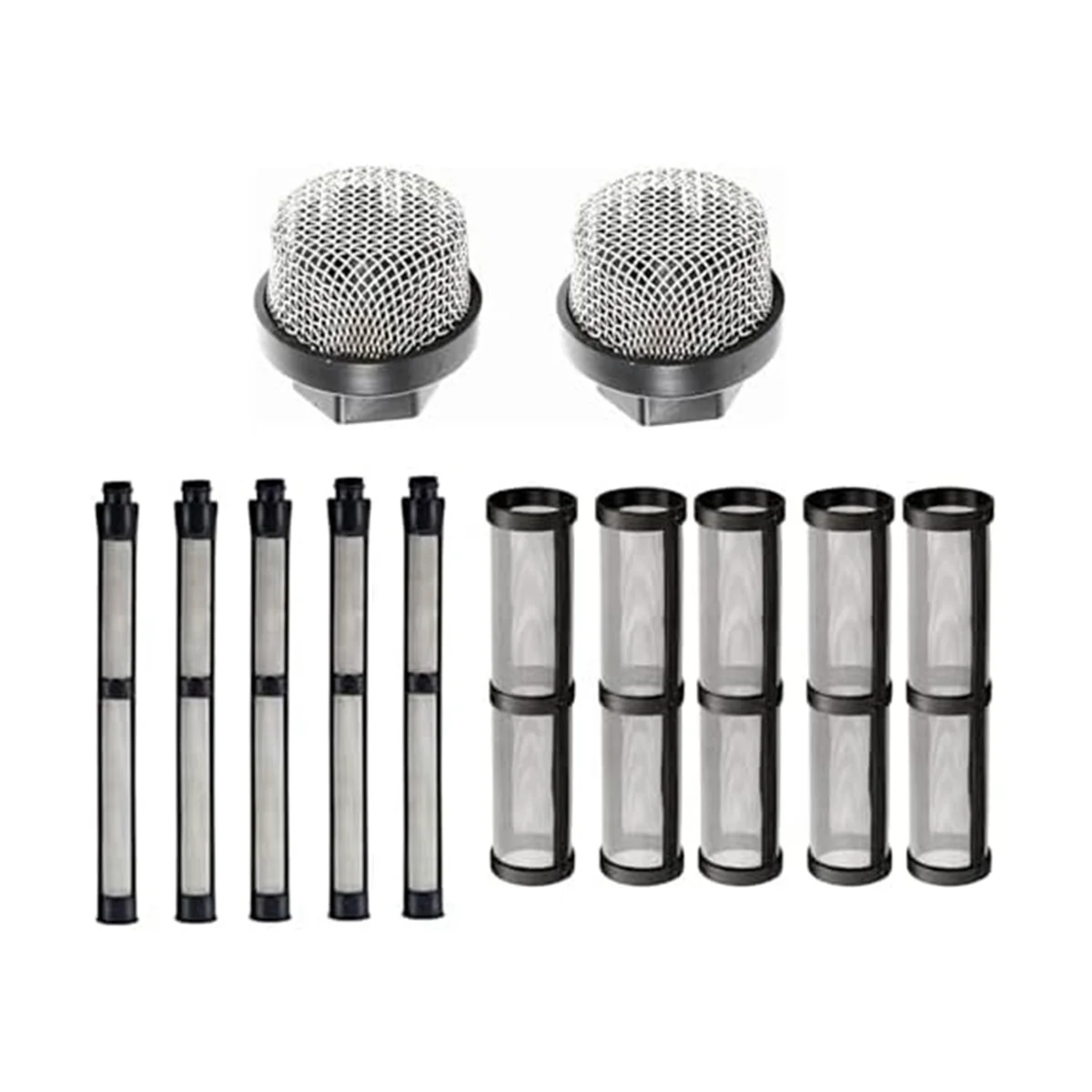Mais novo 246385 246384 287032   Conjunto de tela de filtro de spray mal ventilado para pulverizadores Graco 390 395 490 495 595 3400