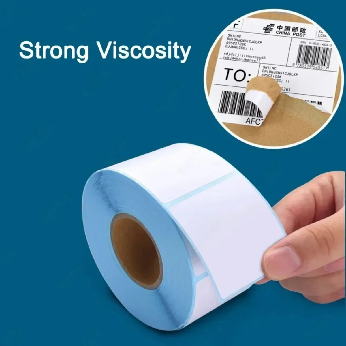 Multiple Size Shipping Thermal Labels Paper Rolls Stickers No Carbon Band Required For Business Home Barcode Address Jar Labels