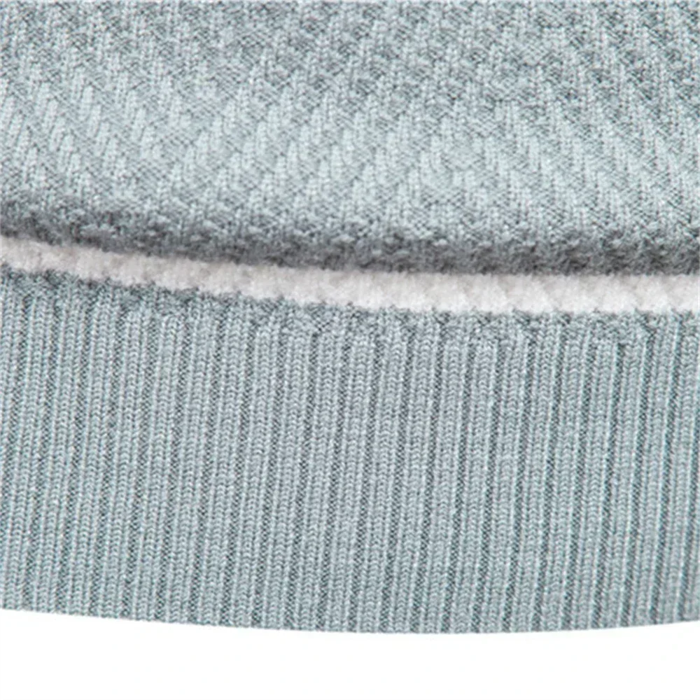 LONSDALE bordado para hombre y niño, suéter a rayas de invierno, jerséis gruesos y cálidos, suéteres cómodos ajustados informales básicos con cuello redondo para hombre