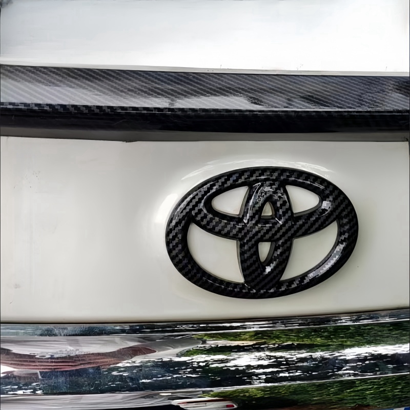 3D 車のロゴトヨタシリーズフロントヘッドグリルフードボンネットエンブレムリアテールバンパートランクバッジカローラカムリ RAV4 ハイラックスヤリス