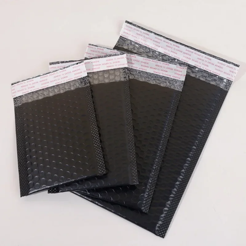 50-10PCS สีดํา/สีชมพูซองจดหมายฟอง Self Seal เบาะ Bubble Mailers กันน้ําการจัดส่งแพคเกจสําหรับเครื่องประดับอุปกรณ์แต่งหน้า