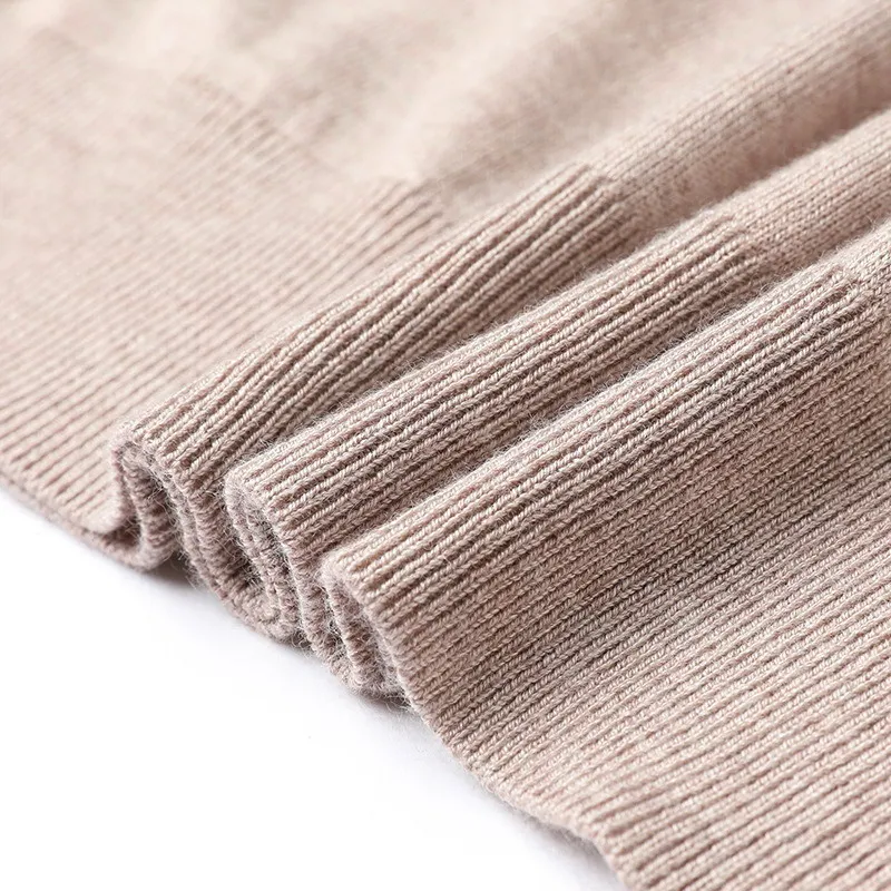 カシミヤ綿ブレンドポロ襟セーター男性トップス 2024 秋冬成熟した男性ビジネスカジュアルターンダウンニットウールプルオーバー