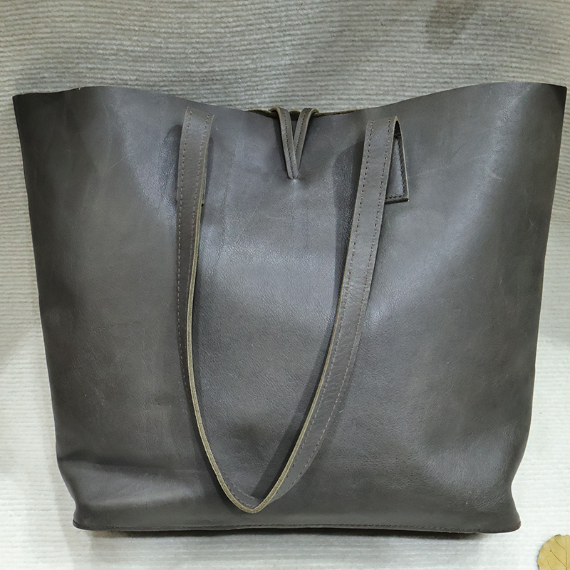Zvhiyao Top Layer Rindsleder Hand Umhängetasche Portman teaus kann Notebook-Dateien Ledertaschen aufnehmen