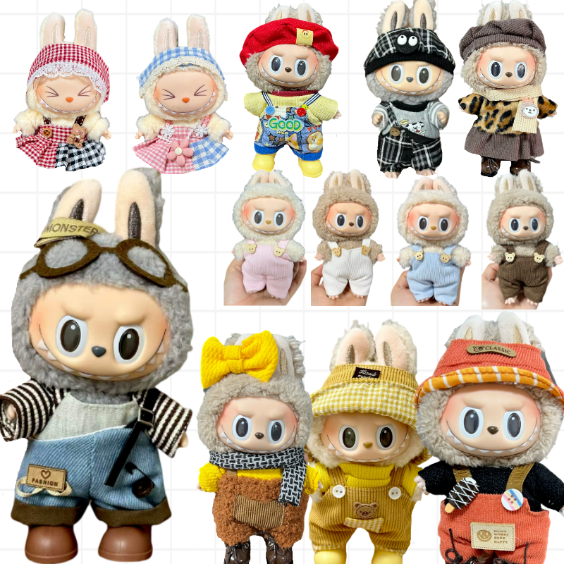 V1 V2 V3 NOWE Mini Ubranka dla Lalek Akcesoria do Korea Kpop Exo 17cm Labubu Idol Fajne Przystojne Ubrania Prezent