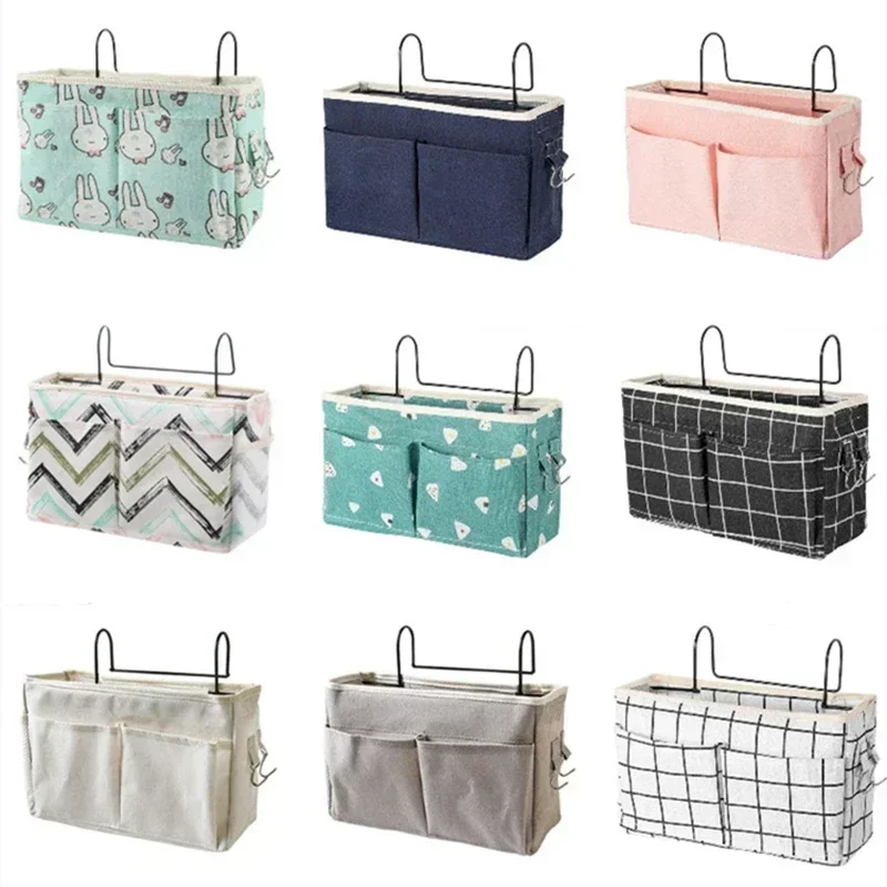 Bed Bag Organizer Loft Storage Bag Holds Books Magazines, Toys, Headphones For Student Bed Dormitory Gifts Organizer Diaper Bag