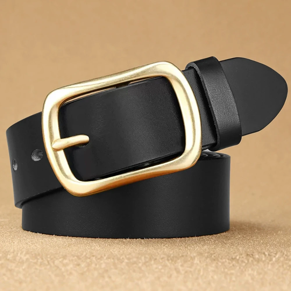 Retro PU Belt For Men Casual Business Simple Belt For Men Middle-aged And Young Men Fashionable Versatile Pin Buckle Belt