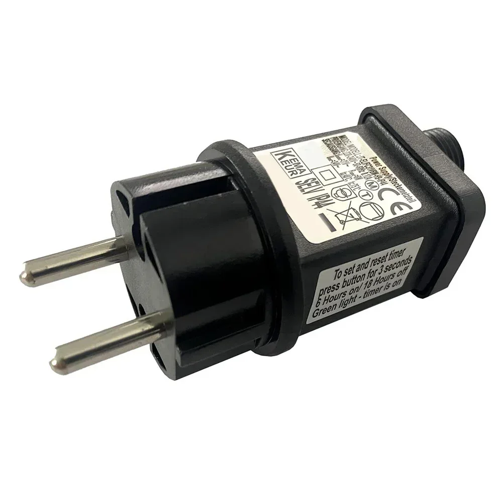 31V 6W อะแดปเตอร์จ่ายไฟ IP44 LED Transformer สําหรับโคมไฟต้นคริสต์มาส Fairy Light E U PLUG สําหรับแรงดันไฟฟ้าต่ํา