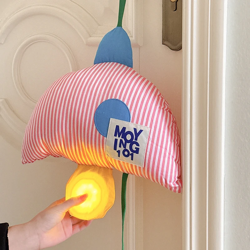 Nueva luz Led nocturna de seta con carga, lámpara de noche de dibujos animados, luz para dormitorio, protección ocular, atmósfera de seta recargable