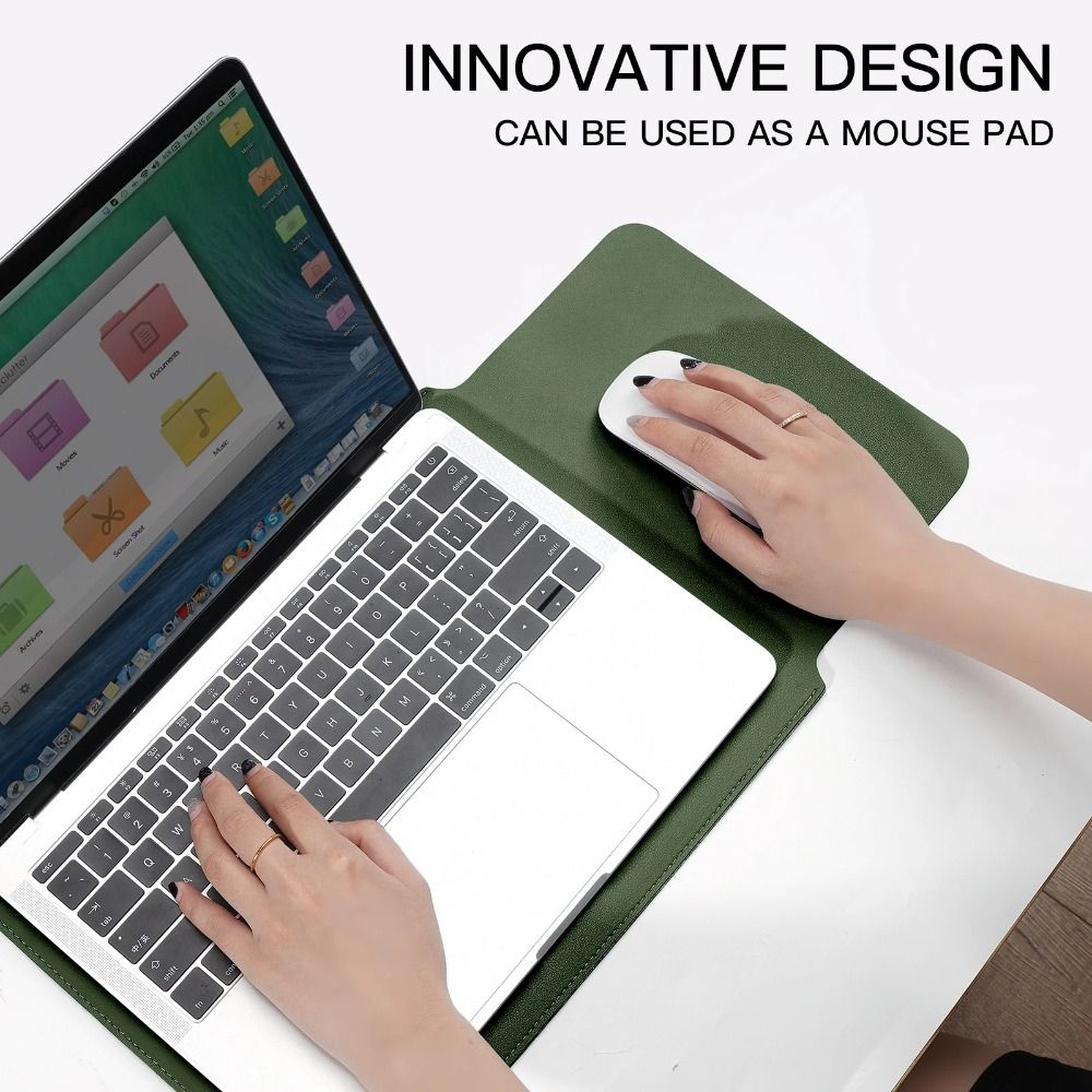 11 13 14 15 Zoll ultradünne PU-Leder-Ultrabook-Hülle, Laptop-Hülle, stoßfeste Notebook-Tasche für HP/Dell/Surface