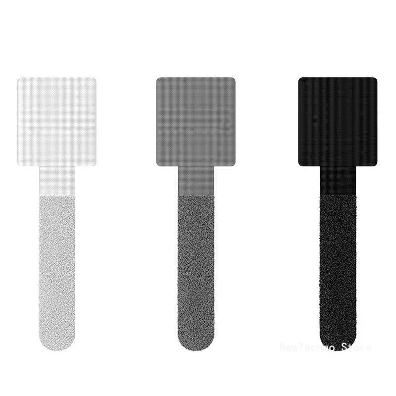 10pcs/pack Reusable Cable Organizer Self Adhesive Cord Rope Holders Desk Wire Winder Cable Tie Organizer Cord Protection Strapss
