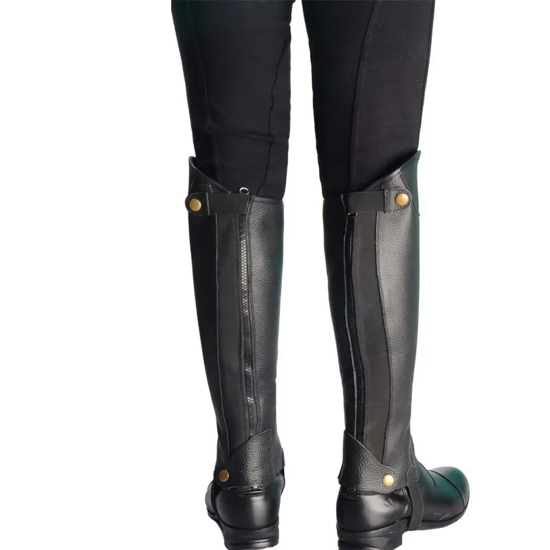 Reitsport-Leggings, Mikrofaser-Rindsleder, langlebig, für Reitstiefel, Körperschutz, weiche Schutzausrüstung, Ausrüstung für Pferde