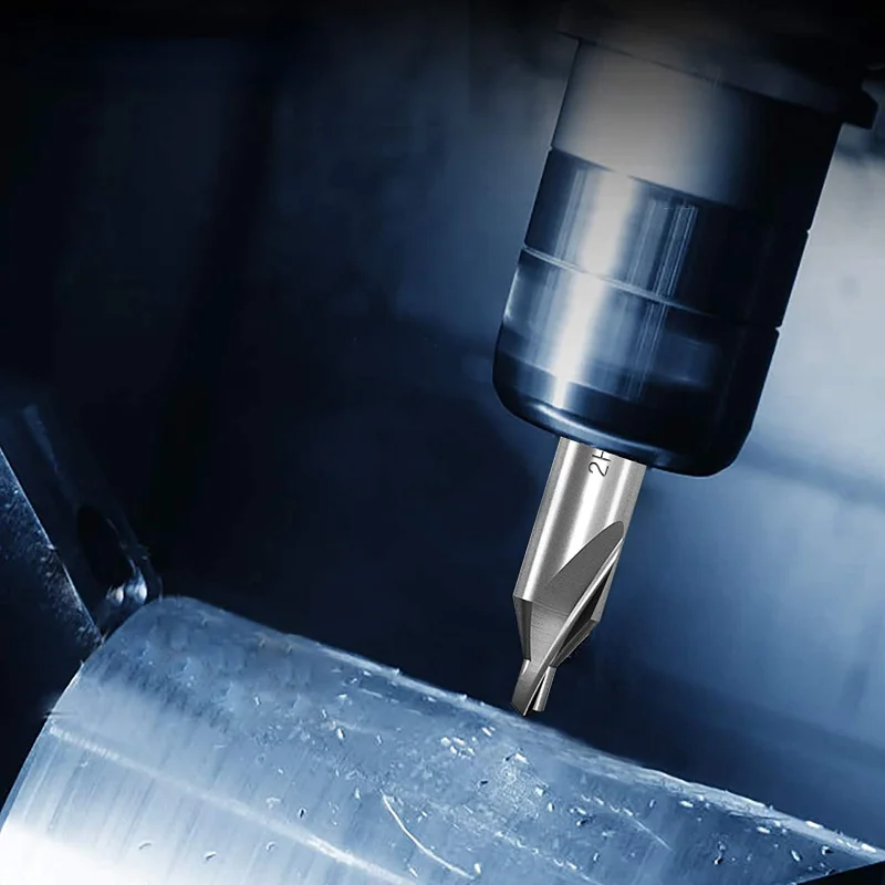 5/6/7-teiliges Mittelbohrer-Set, 60-Grad-Winkel-Mittelbohrer-Set, Senker-Werkzeuge für die Drehmaschine, Metallbearbeitung, 1/1,5/2/2,5/3/4/5