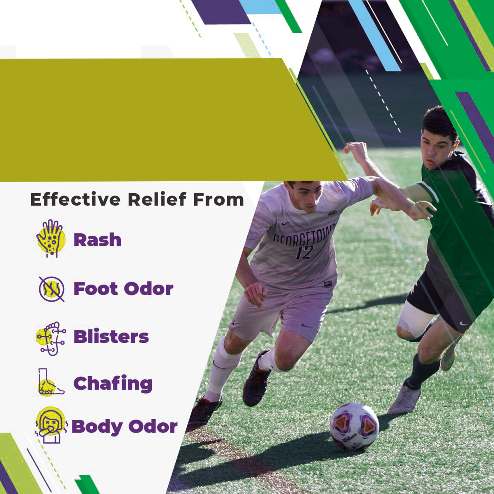 Pó de pé perfumado com limão fresco, permitiendo os pés para aproveitar a respiração natural