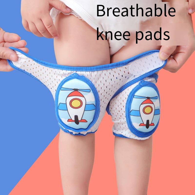 Knieschützer für Kinder, Krabbelbogen, Baby-Knieschützer, atmungsaktive Sicherheitsnetze, Knieschützer, Anti-Fall-Beinpolster und warme Polster