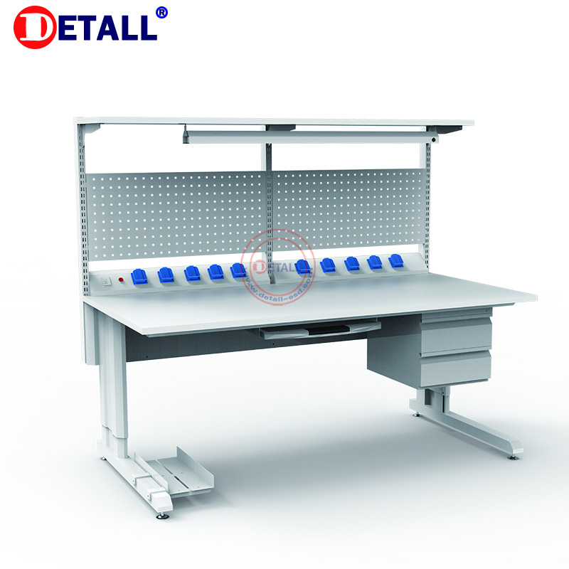 Banc de travail de plan de travail de bois d'établi d'armoire à outils industrielle durable en métal pour l'atelier