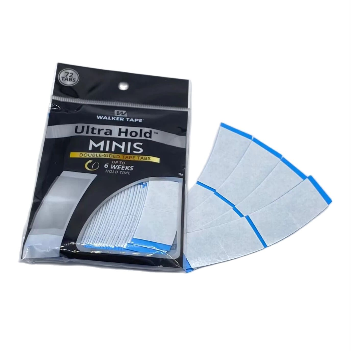 Двусторонняя кружевная лента, синяя, 8,6*2,2 см