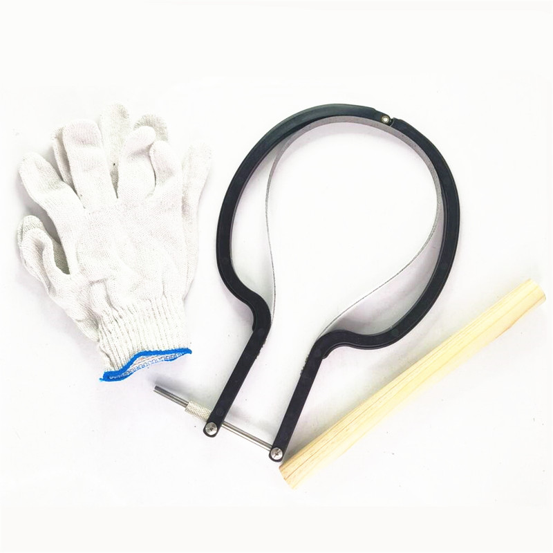 Набор ножей для резины для настольного тенниса Malathorne для резки резинового листа, качения и перчаток в комплекте