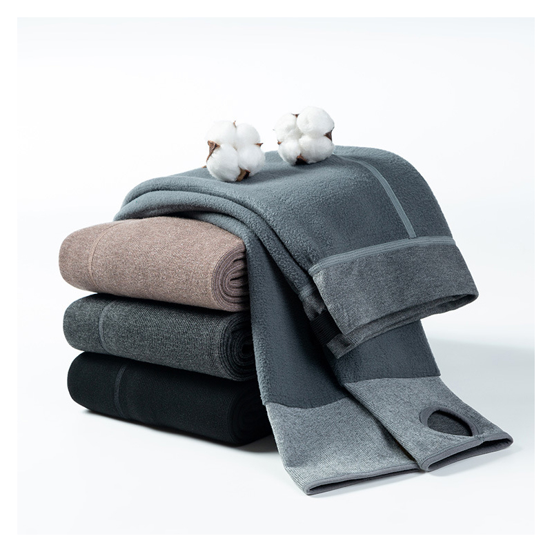 สวมใส่หญิงตั้งครรภ์กางเกงขายาวผ้าฝ้ายแนวตั้งลายฤดูใบไม้ร่วงฤดูหนาว Plus ขนแกะหนา Warm Belly Support Tights