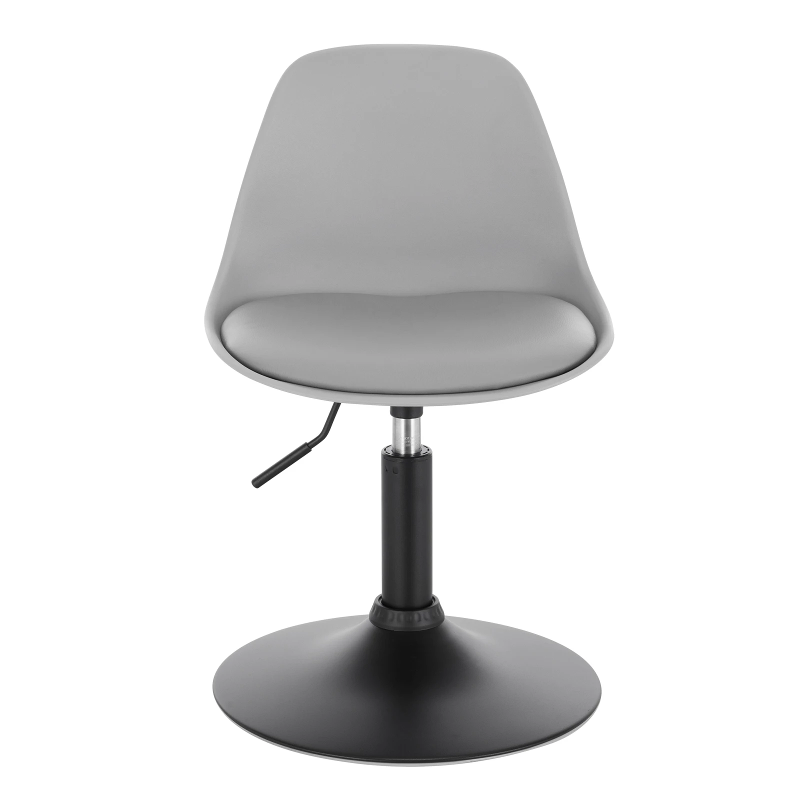 WOLTU 1PC Barkruk Verstelbare Draaistoel Kunstleer Werk Kantoor Kruk Rugleuning Make-Up Stoel voor Thuis Keuken Eetkamer