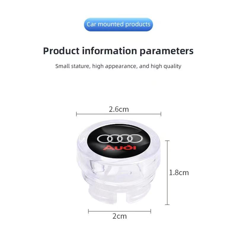Cubierta de encendedor de cigarrillos de coche, Protector de botón, tapa antipolvo para Audi A3 A4 B8 8V Q7 S C7 A5 B7 B6 B9 A1 A7 8P Q3 8L TT Mk2 A6 Q5 ﻿