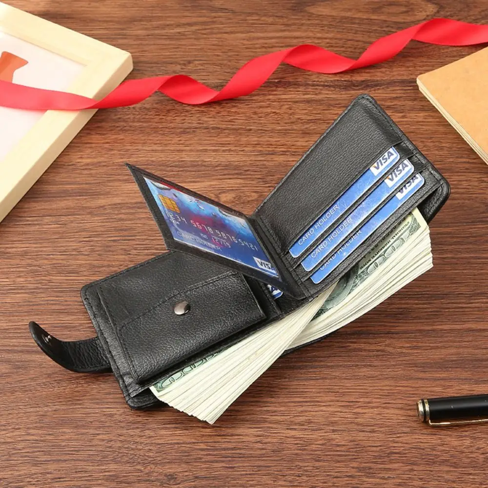กระเป๋าสตางค์ผู้ชายหนังซิปกระเป๋า Man Slim ผู้ถือบัตรคุณภาพชายสั้น Multi-Card กระเป๋าสตางค์กระเป๋าเหรียญ