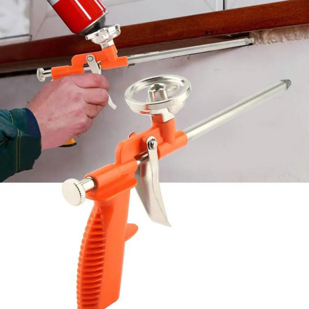 โฟมขยายสเปรย์ปืน Foaming Jet กาวปืนโลหะยูรีเทน Trigger Sprayer ปั๊ม Sealant กาวเครื่องมือสําหรับตกแต่งบ้าน