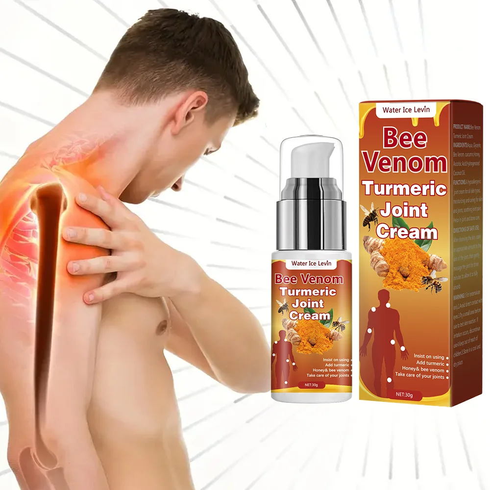 Bee Venom Turmeric Firming Moisturizing Cream, Moisturizing and Smoothing | Non-Greasy, Gentle and Suitable for Sensitive Skin | Hypoallergenic | Suitable for Whole Body Use, Squeeze Type