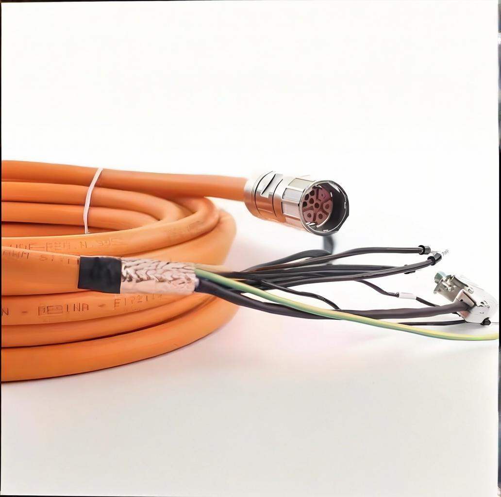 Substitui o servo motor da série Rockwell 2090-Csbm1De-18Aa06 Cabo de alimentação e cabo 2090-Csbm1De-18Aa03 Cabo 2090-Csbm1De-18Aa09