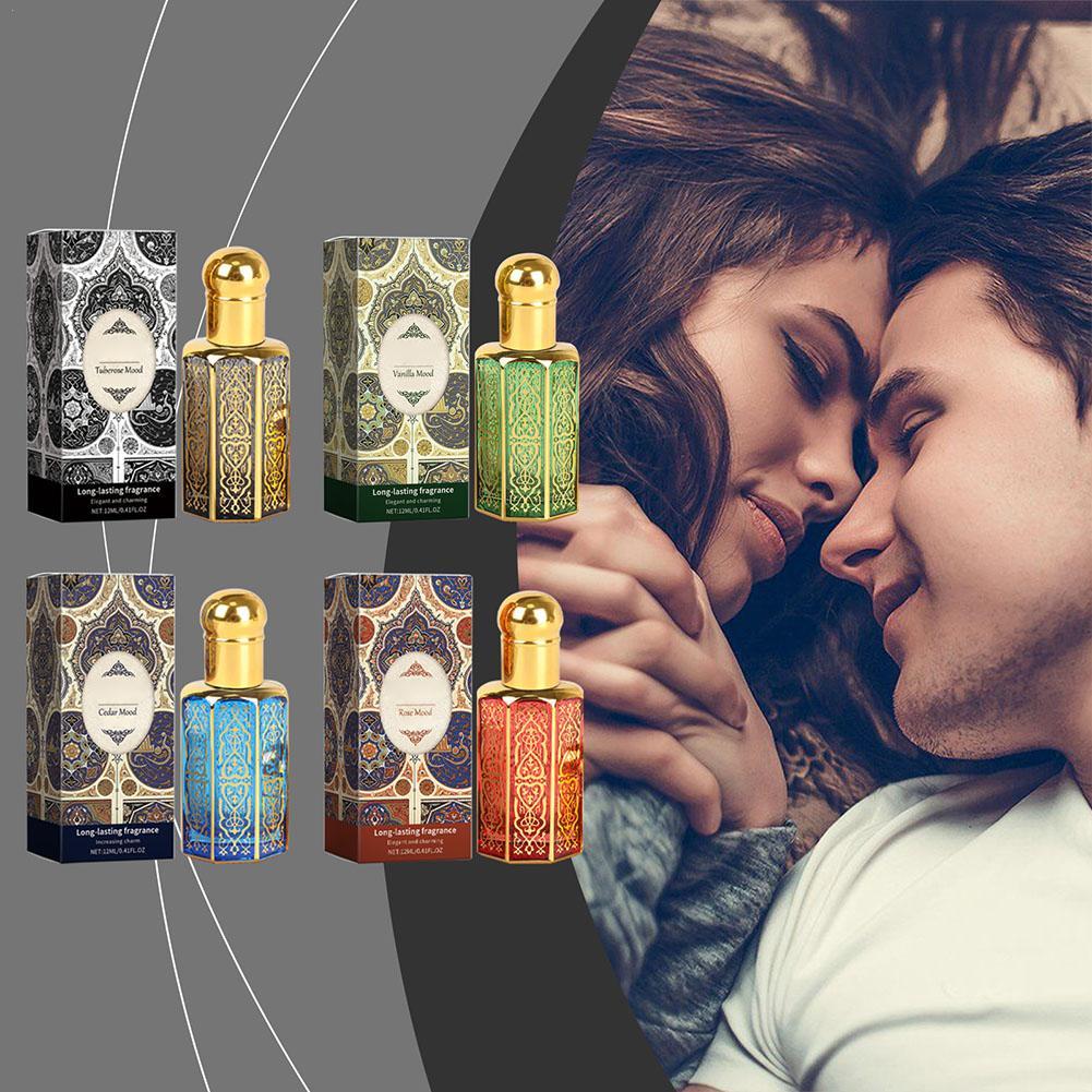 12ml Arabskie perfumy Urocze perfumy męskie Długotrwałe perfumy osobiste Tajemnicze egzotyczne eleganckie perfumy z urokiem