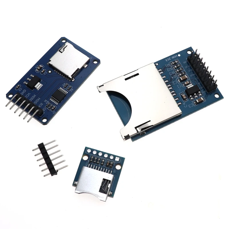 1Pcs Micro SD Card Mini TF Card Reader Module SPI Interfaces With Level Converter Chip 5V/3.3V For Arduino DIY KIT