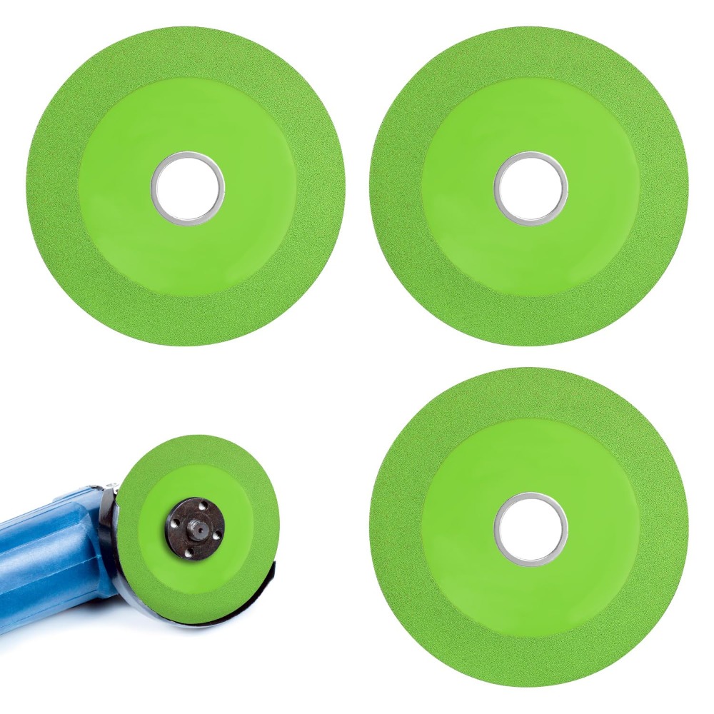 Glass Cutting Disc Diamond 100mm Marble Saw Ceramic Tile Jade Crystal Wine Bottles Grinding Chamfering Glass Cutting Tool 3/1pcs