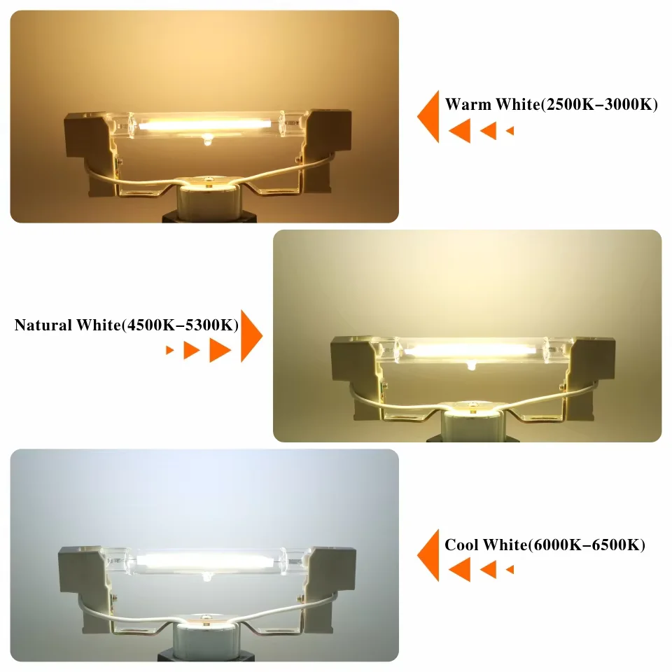 1-10ชิ้น R7S หรี่แสงได้หลอดแก้ว LED 78มม. 118มม. 7W 15W 28W หลอดไฟ LED J78 J118 110V 220V โคมไฟ LED อุ่น/เย็น/เป็นกลาง จัดส่งที่รวดเร็ว 4-6 วันมาถึงจัดส่งฟรี