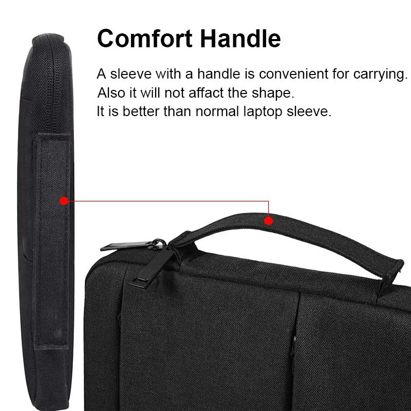 Mehrzweck-Laptop-Hülle mit Griff für 11 Zoll, 12 Zoll, 13 Zoll, 14 Zoll, 15 Zoll, 15,6 Zoll, alle Laptops, stoßfeste Computer-Notebook-Tasche