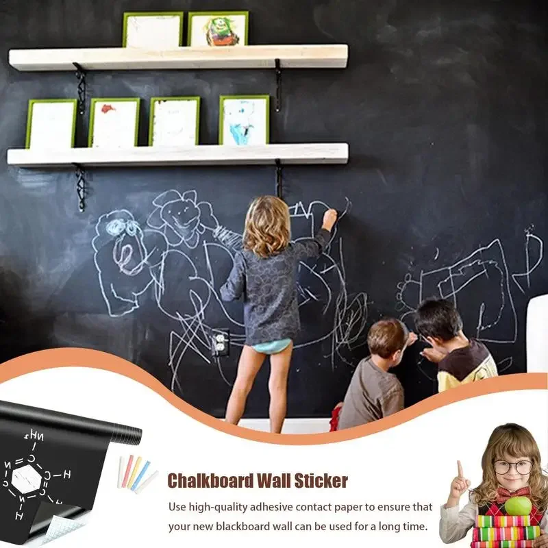 Large Black Board Sticker Large Chalkboard Wallpaper For Wall Self Adhesive Chalk Board Wall Sticker For Classroom Display