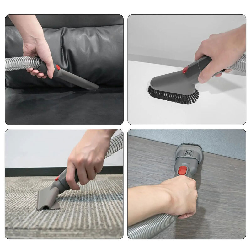 Mangueira de extensão flexível para dyson v7 v8 v10 v11 v15 acessórios aspirador pó tubo mangueira extensão telescópica