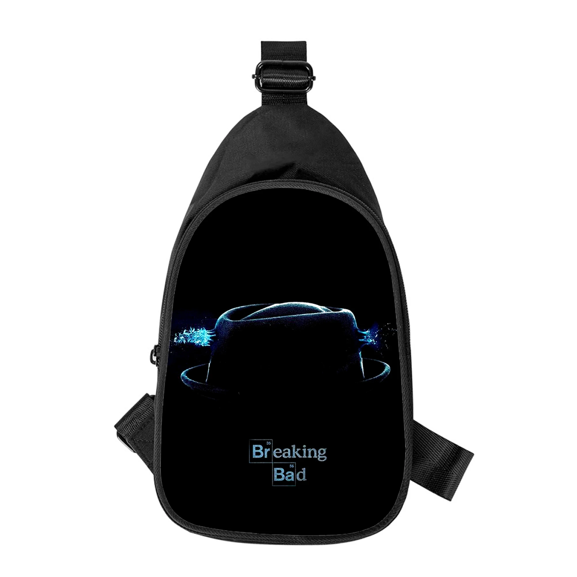 Мужская нагрудная сумка с 3D-принтом во все тяжкие