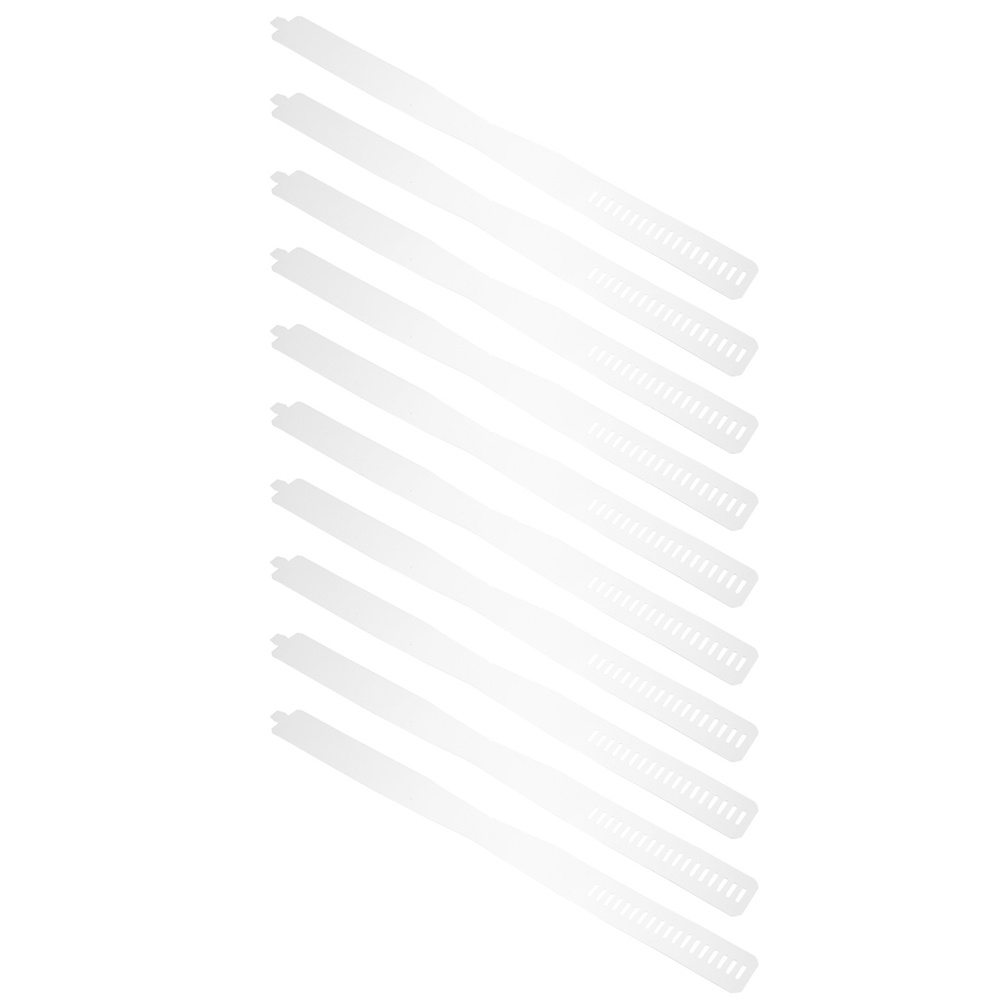 50 pçs durável pvc camisa colarinho tiras elegante suporte ajustável suprimentos de fixação camisa colarinho suporte tiras de plástico