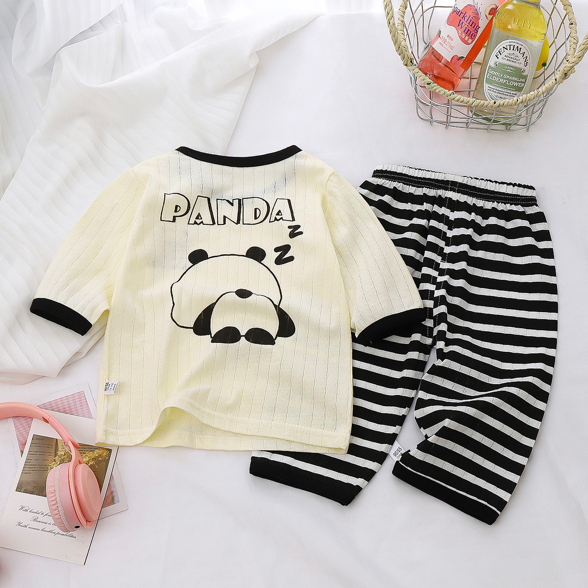 Baby Pyjamas setzt Baumwolle Kinder Pyjamas Kleinkind Langarm Baby Nachtwäsche Pyjamas Kinder Cartoon Homewear Kleidung