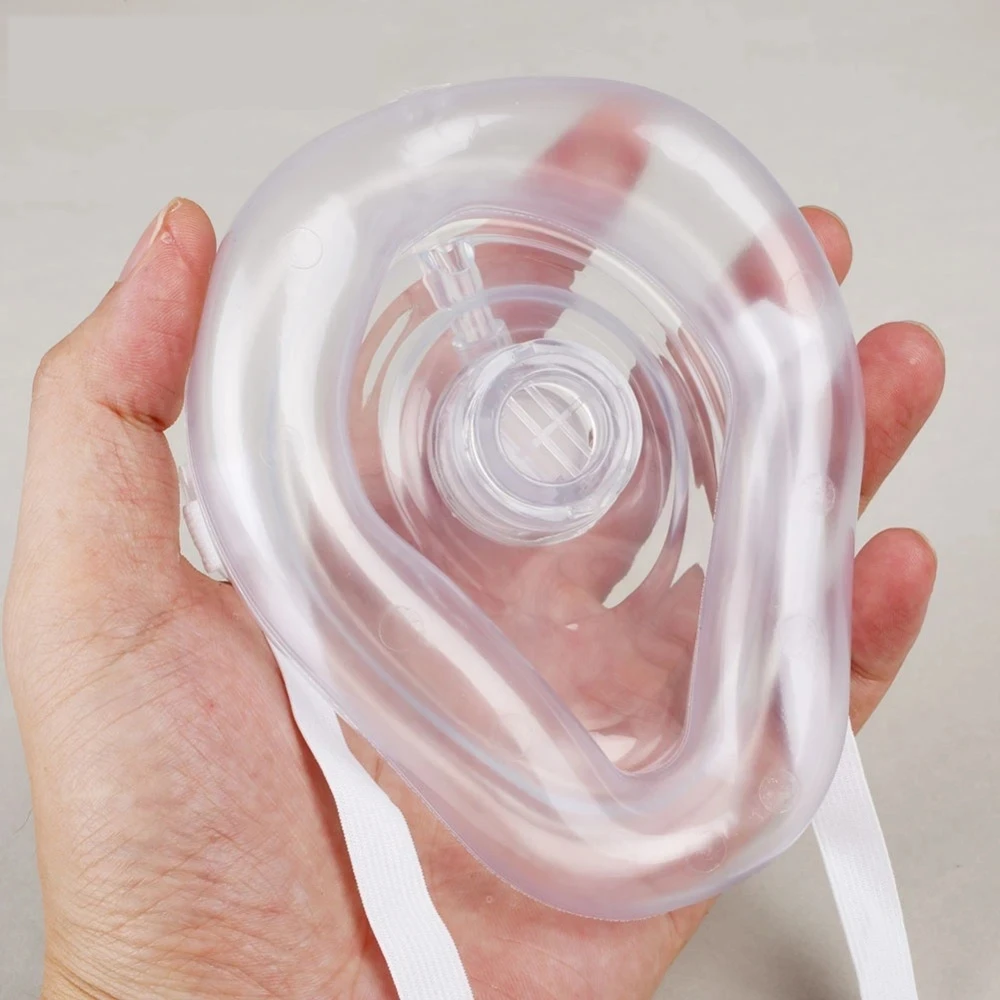 Máscara respiratória profissional de primeiros socorros, proteção contra resgatores, respiração artificial, reutilizável com ferramentas de válvula unidirecional