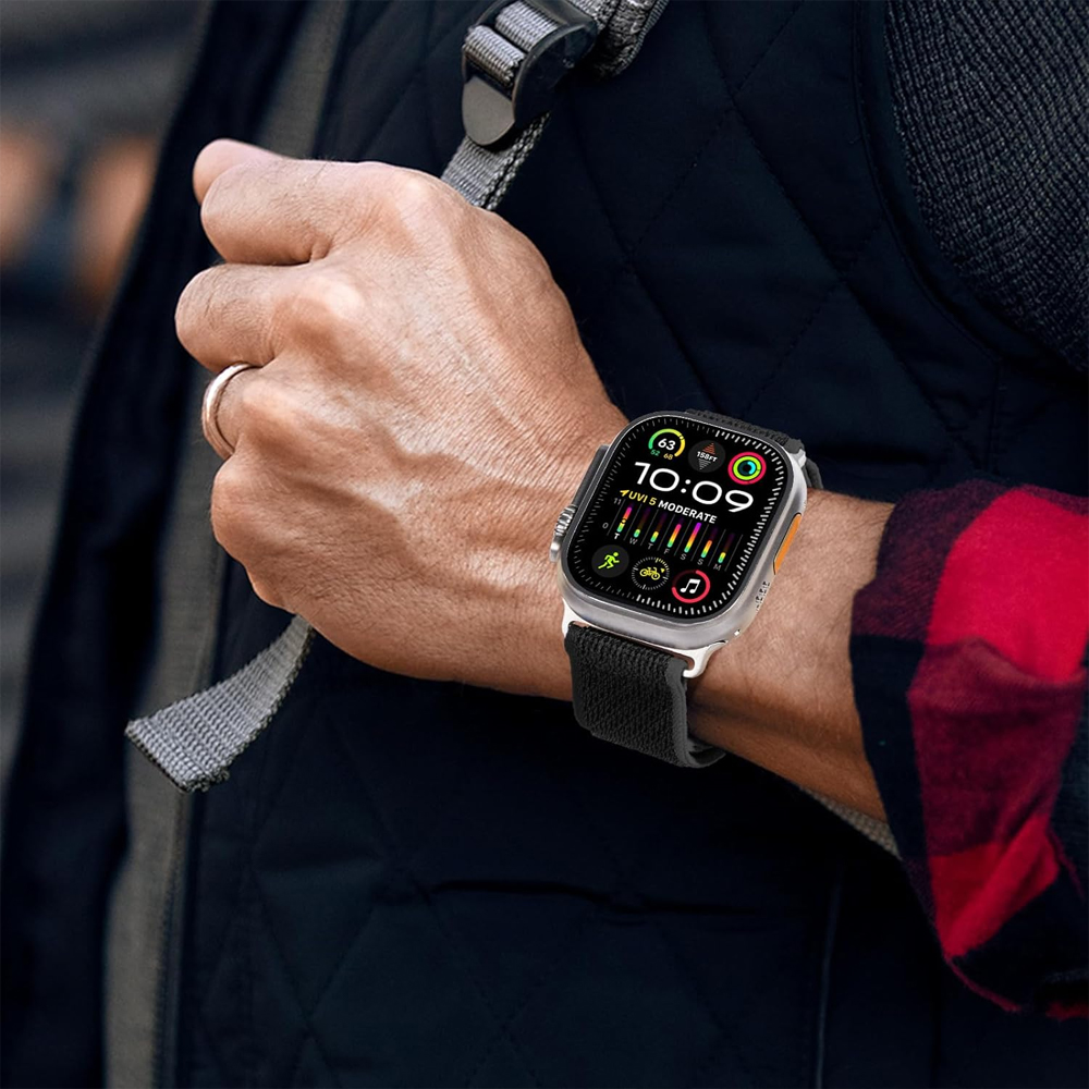 Cinturino da trail per Apple Watch Ultra 2 Band 49mm 45mm 44mm 42mm 40mm 41mm 38mm Bracciale in nylon correa iwatch serie10 9 8 7 6 5 4 SE