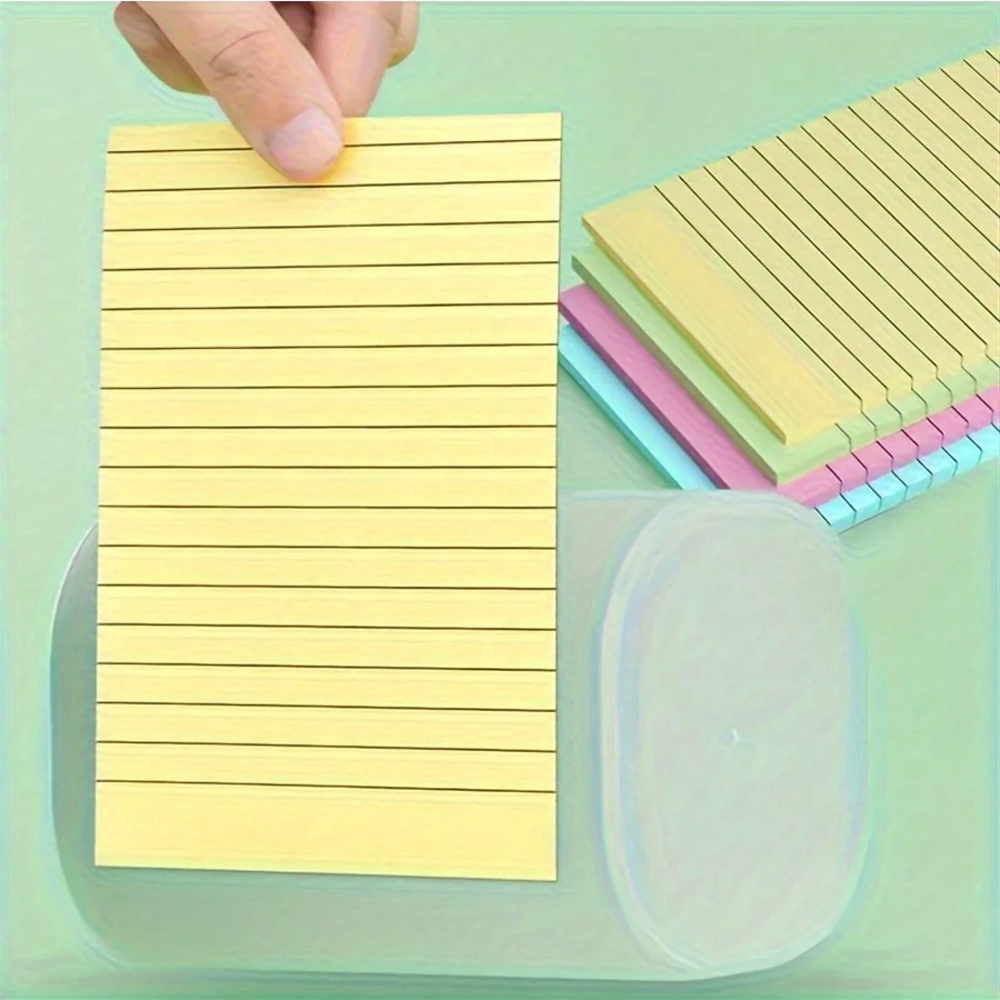 100/200 Sheets of Vibrant Horizontal Note Paper Set-Pink Notebooks for Students and Office Organizations