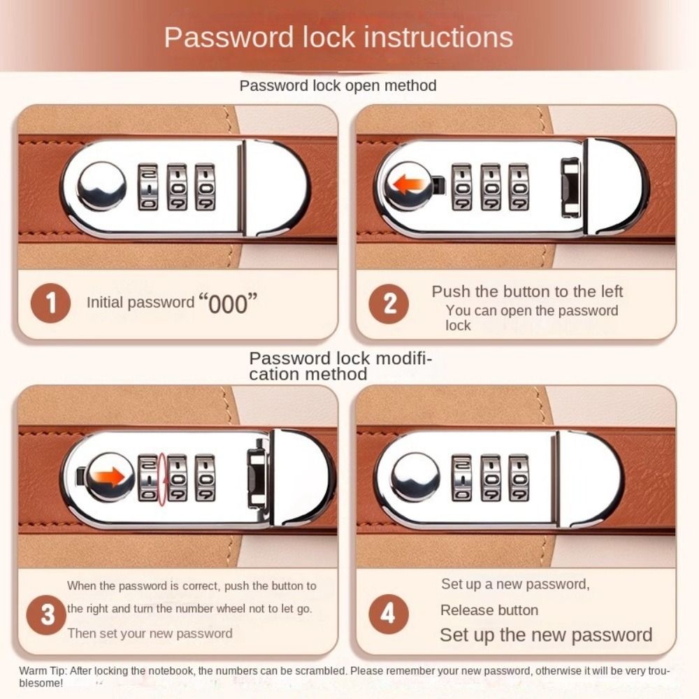 Waterdicht Vast aanbetaling Boek Multi Pockets Gemakkelijk en leuk aanbetaling Boekenhouder Bespaar geld met wachtwoordslot