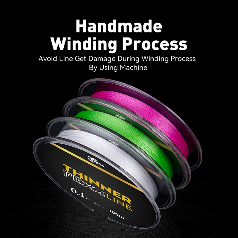 마이크로 THINNER 낚시 라인 100m 150m MT8 4 스트랜드 꼰 PE 일본 모노 필라멘트 낚시 라인 세트 잉어 플라이 낚시 와이어