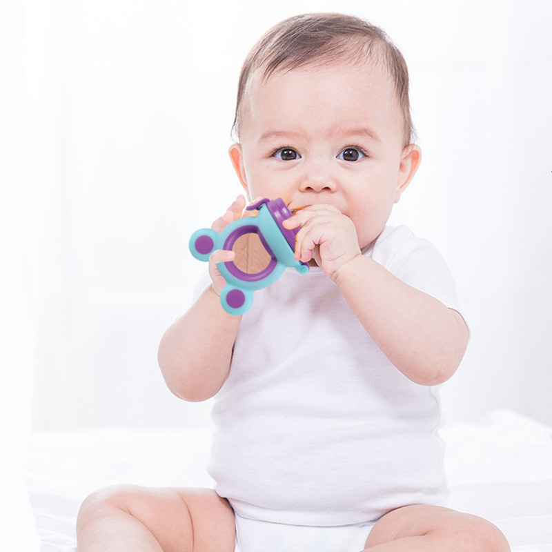 Baby Teetherจุกนมผลไม้อาหารFeederสําหรับNew BornSilicona TeethersอาหารสดNibbler Pacifierคลิปเด็กอุปกรณ์เสริมBPAฟรี