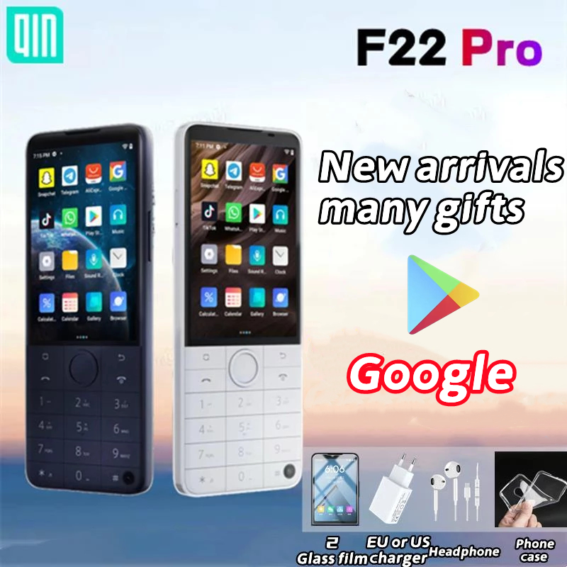 Qin F22 Pro compatible con Google versión MTK Helio G85 Wifi 3,54 pulgadas Octa Core Bluetooth 5,0 640*960 teléfono con pantalla táctil