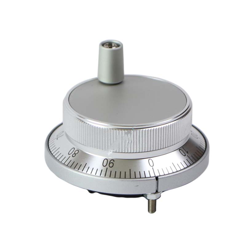 핸드 휠 CNC 펄서 60/80mm 5V/12v/24v 4/6 핀 펄스 25/100 수동 펄스 발생기 핸드 휠 기계 로터리 엔코더