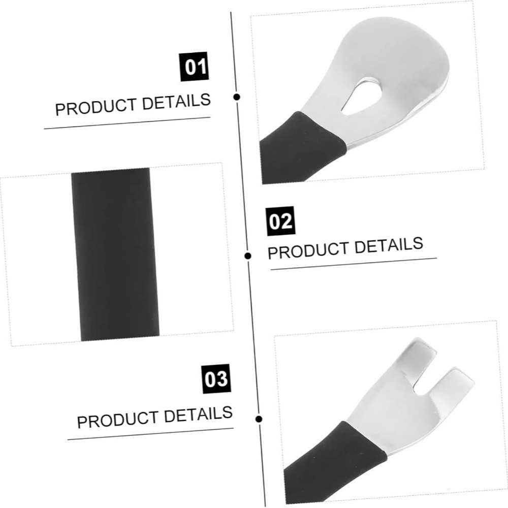 1PC Stainless Steel Car Audio Removal Tool - Pry Bar for Door Panel, Radio, Interior Trim Disassembly