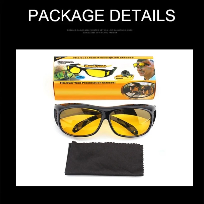 Óculos de sol à prova de vento e proteção para os olhos, óculos antirreflexo para dirigir carro, equipamentos de proteção, óculos de visão noturna