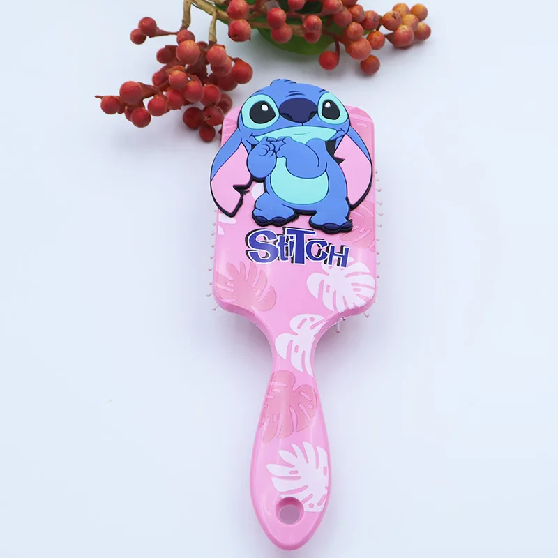 Disney Animation Lilo & Stitch Comb Series Cartoon Stitch Cuscino d'aria periferico Pettine per massaggio Pettine per studenti per bambini