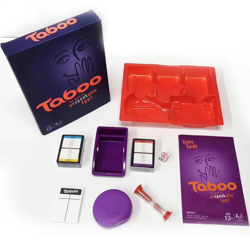 เกมปาร์ตี้ที่น่าตื่นเต้น: Taboo - เกมกระดานเดาคําแสนสนุกสําหรับผู้ใหญ่และครอบครัว